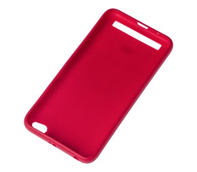 Чохол для Xiaomi Redmi 5a Leather + Shining червоний 1374094