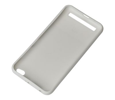 Чохол для Xiaomi Redmi 5a Leather + Shining сріблястий 1374097