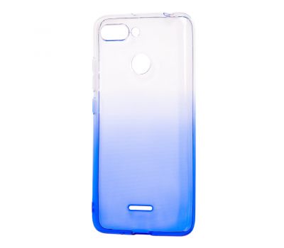 Чохол для Xiaomi Redmi 6 Gradient Design біло-блакитний 1374281
