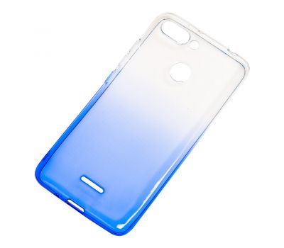 Чохол для Xiaomi Redmi 6 Gradient Design біло-блакитний 1374282