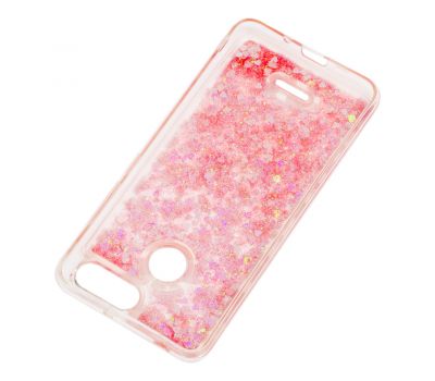 Чохол для Xiaomi Redmi 6 Блискучі вода рожевий "рожеві квіти" 1374836