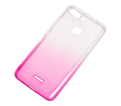 Чохол для Xiaomi Redmi 6 Gradient Design рожево-білий 1374285