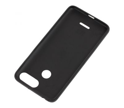 Чохол для Xiaomi Redmi 6 Leather + Shining чорний 1374357