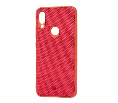 Чохол для Xiaomi Redmi 7 Carbon New червоний