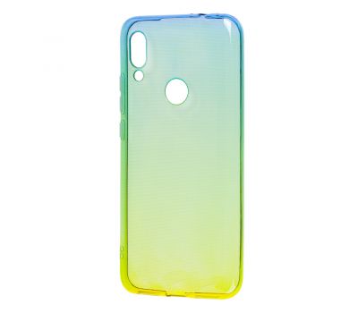 Чохол для Xiaomi Redmi 7 Gradient Design жовто-зелений