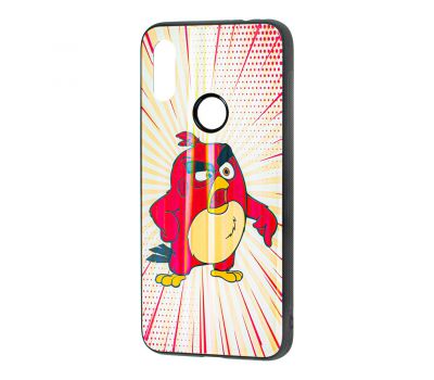 Чохол для Xiaomi Redmi 7 glass "Angry Birds" Red