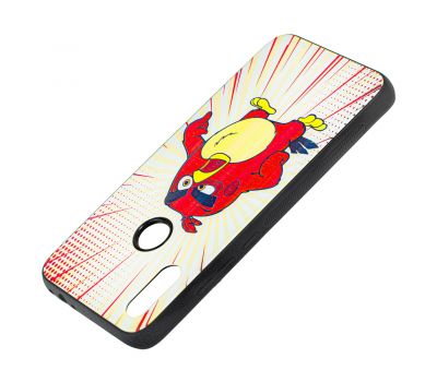 Чохол для Xiaomi Redmi 7 glass "Angry Birds" Red 1375503