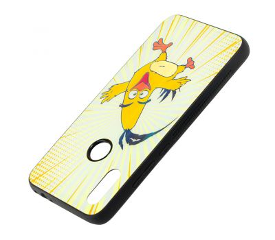 Чохол для Xiaomi Redmi 7 glass "Angry Birds" Chuck 1375494