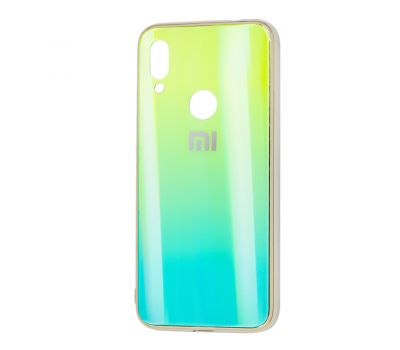 Чохол для Xiaomi Redmi 7 Aurora з лого зелений 1375283