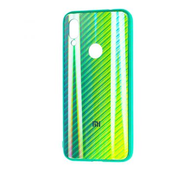Чохол для Xiaomi Redmi 7 Carbon Gradient Hologram зелений