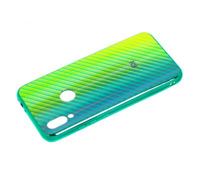 Чохол для Xiaomi Redmi 7 Carbon Gradient Hologram зелений 1375332