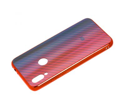 Чохол для Xiaomi Redmi 7 Carbon Gradient Hologram червоний 1375338