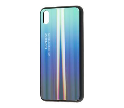 Чохол для Xiaomi Redmi 7A Rainbow glass синій