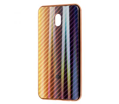 Чохол для Xiaomi Redmi 8A Carbon Gradient Hologram золотистий 1377441