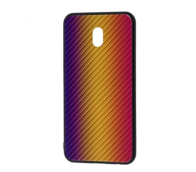 Чохол для Xiaomi Redmi 8A Twist glass "помаранчевий" 1377782