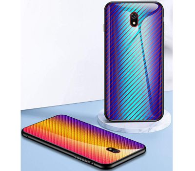 Чохол для Xiaomi Redmi 8A Twist glass "помаранчевий" 1377781