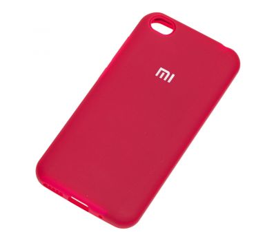 Чохол для Xiaomi Redmi Go Silicone Full рожево-червоний 1378412