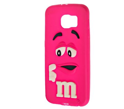 Чохол M&m's для Samsung Galaxy S6 (G920) рожевий
