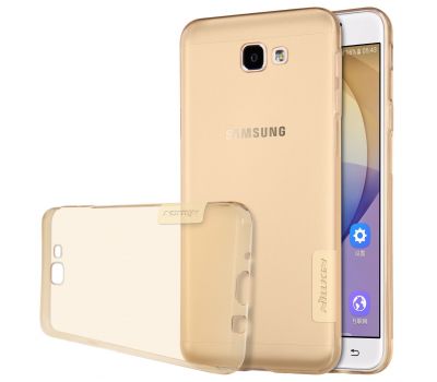Чохол для Samsung Galaxy J7 Prime 2016 (G610) Nillkin Nature золотий/прозорий