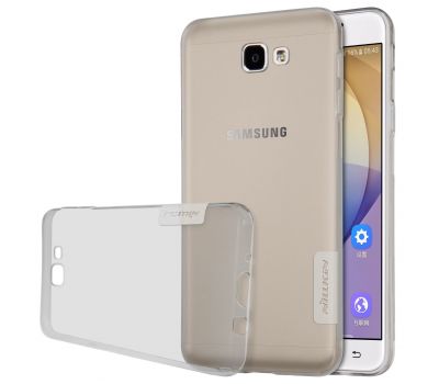 Чохол для Samsung Galaxy J7 Prime 2016 (G610) Nillkin Nature сірий/прозорий