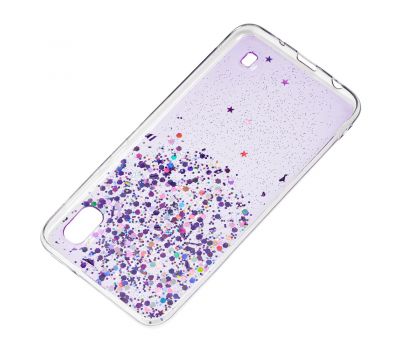 Чохол для Samsung Galaxy A10 (A105) glitter star цукерки фіолетовий 1382919