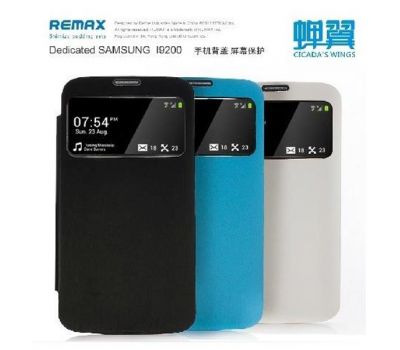 Чохол книжка Remax Flip cover Cicada для Samsung i9200 Galaxy Mega 6.3 чорний