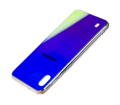 Чохол Shining для Samsung Galaxy A10 (A105) дзеркальний синій 1383491