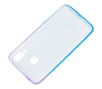 Чохол для Samsung Galaxy A20/A30 "силікон Mix" мармур блакитний 1384572