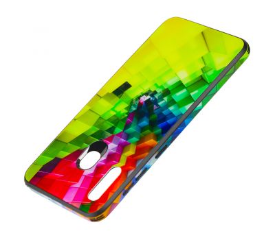 Чохол для Samsung Galaxy A20/A30 glass print "куби" 1384829