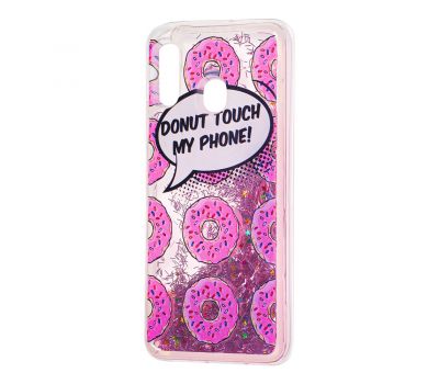 Чохол для Samsung Galaxy A20 / A30 Блискучі вода Fashion "Donut" 1385211