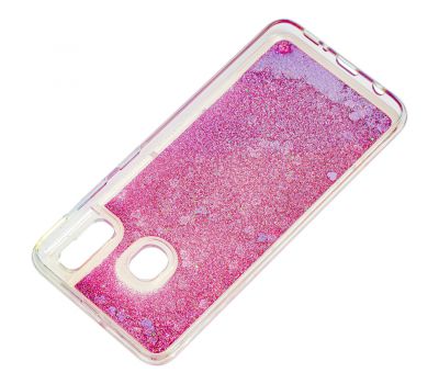 Чохол для Samsung Galaxy A20 / A30 Блискучі вода "дельфін рожевий" 1385175