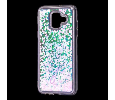 Чохол для Samsung Galaxy A6 2018 (A600) Блиск вода світло-рожевий "boy bye"