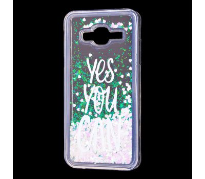 Чохол для Samsung Galaxy J3 2016 (J320) вода світло-рожевий "yes you can" 1388496