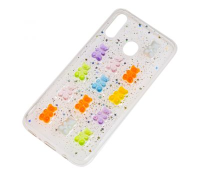 Чохол для Samsung Galaxy M20 (M205) 3D confetti "ведмедика" 1388954