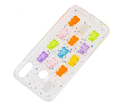 Чохол для Samsung Galaxy M20 (M205) 3D confetti "ведмедика" 1388955