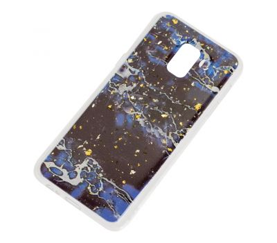 Чохол для Samsung Galaxy J6 2018 (J600) Art confetti "мармур синій" 1388704
