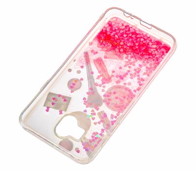 Чохол для Samsung Galaxy J4 2018 (J400) вода рожевий "косметика" 1388570