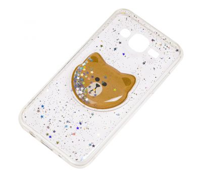 Чохол для Samsung Galaxy J5 (J500) рідкі блискітки іграшка "ведмедик" 1388671