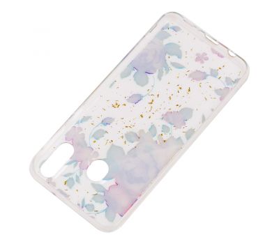 Чохол для Samsung Galaxy M20 (M205) Flowers Confetti "квіти" 1388994