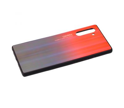 Чохол для Samsung Galaxy Note 10 (N970) Gradient glass червоний 1390064
