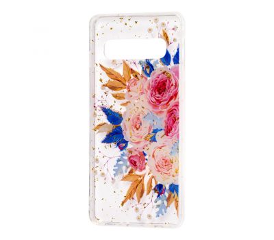 Чохол для Samsung Galaxy S10+ (G975) Flowers Confetti "кущова троянда"