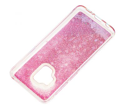 Чохол для Samsung Galaxy S9 (G960) Блиск вода "дельфін рожевий" 1391449