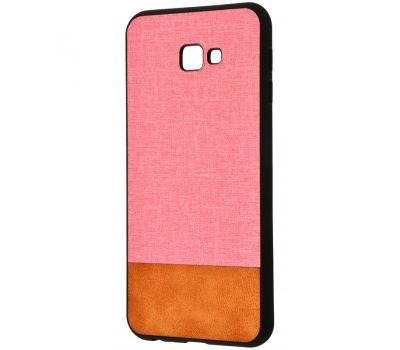 Чохол для Samsung Galaxy J4+ 2018 (J415) Hard Textile рожево-коричневий