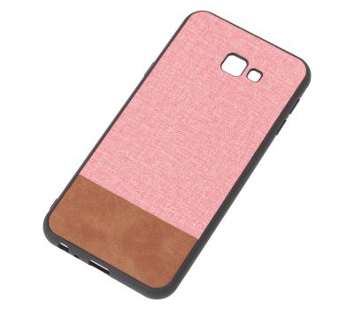 Чохол для Samsung Galaxy J4+ 2018 (J415) Hard Textile рожево-коричневий 1392567