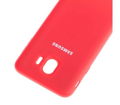 Чохол для Samsung Galaxy J4 2018 (J400) Silicone cover червоний 1392214