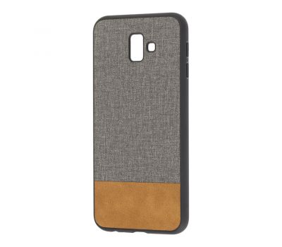 Чохол для Samsung Galaxy J6+ 2018 (J610) Hard Textile сіро-коричневий