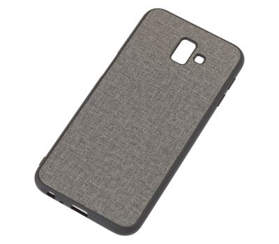 Чохол для Samsung Galaxy J6+ 2018 (J610) Hard Textile сірий 1392889