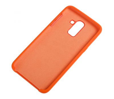 Чохол для Samsung Galaxy J8 (J810) Silicone помаранчевий 1392989