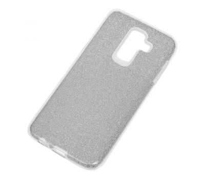 Чохол для Samsung Galaxy J8 (J810) Shining Glitter з блискітками сріблястий 1393527