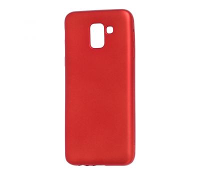 Чохол для Samsung  J6 2018 (J600) Soft матовий червоний 1393685